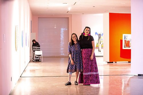 MIKAELA MACKENZIE / FREE PRESS

Artist Lita Fontaine (left) and curator Marie-Anne Redhead at the new exhibition, Lita Fontaine: Winyan, at WAG-Qaumajuq on Thursday, July 4, 2024. 

For Jen story.

