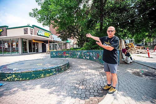 MIKAELA MACKENZIE / FREE PRESS

Gas Station Arts Centre executive director Nick Kowalchuk shows the area they will be expanding their patio into at the Osborne theatre on Thursday, July 4, 2024. 

For Nicole story.

