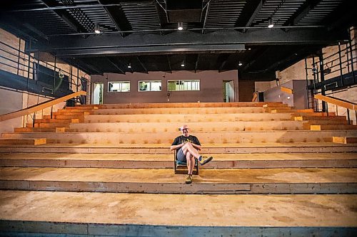 MIKAELA MACKENZIE / FREE PRESS

Gas Station Arts Centre executive director Nick Kowalchuk shows the in-progress seat replacement at the Osborne theatre on Thursday, July 4, 2024. 

For Nicole story.

