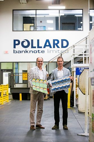 MIKAELA MACKENZIE / FREE PRESS

John (left) and Doug Pollard, brothers and the co-CEOs of Pollard Banknote, at their office in Winnipeg on Wednesday, July 3, 2024. The company partners with lotteries around the world to design, market, and print lottery games.

For Aaron story.

