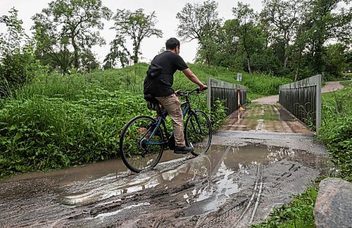 Ruth Bonneville / Free Press

Standup - more rain

The foot bridge at Omand's Creek is close to flooding over onto the walkway with heavy rains and high water levels lately. 


July 4th,  2024

