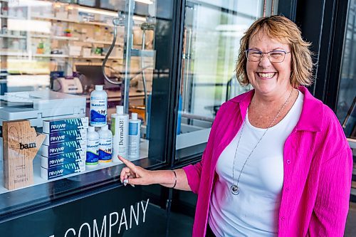 NIC ADAM / FREE PRESS
Kane Biotech&#x2019;s Chief Quality Officer Lori Christofalos pictured outside the Quality control lab at U of M&#x2019;s Smartpark on Friday morning.
240705 - Friday, July 05, 2024.

Reporter: Martin Cash