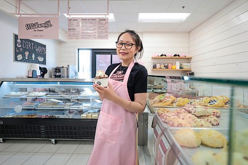 Ruth Bonneville / Free Press

Local -  Milksmith

Photo of Siuleen Leibl at new location inside Oma's Bakery.  

Story: Milksmith opens second location in Oma's Bakeshop in North Kildonan. 


July 5th,  2024

