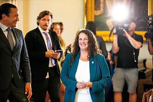 MIKAELA MACKENZIE / FREE PRESS

Carla Compton after being sworn in as the new NDP MLA for Tuxedo at the Manitoba Legislative Building on Monday, July 8, 2024. 

For Carol story.

