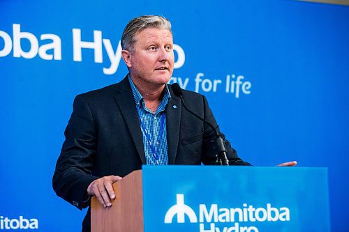 MIKAELA MACKENZIE / FREE PRESS

Ben Graham, chair of the Manitoba Hydro board, announces the new president and CEO of Manitoba Hydro to the media on Tuesday, July 9, 2024. 

For Carol story.

