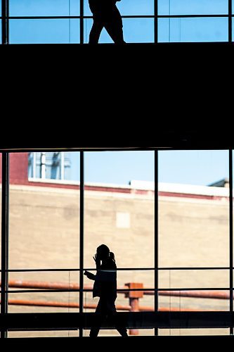 MIKAELA MACKENZIE / FREE PRESS

People walk past on the upper levels of the Manitoba Hydro headquarters on Tuesday, July 9, 2024. 

For Carol story.

