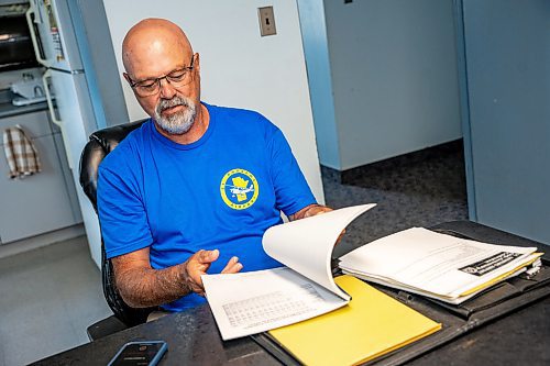 NIC ADAM / FREE PRESS
St. Andrews Airport is celebrating its 60th anniversary this month since it first opened.
St. Andrews Airport chair person, Russ Paradoski, in the board room of the airport on Monday morning.
240708 - Monday, July 08, 2024.

Reporter: Matt Frank