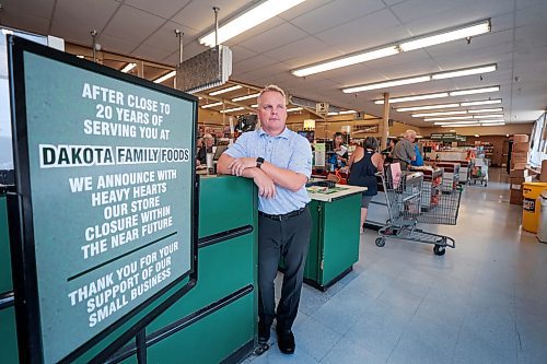 Ruth Bonneville / Free Press

BIZ - Dakota Foods closing

Photo of Scott Clement, owner of Dakota Family Foods at 099 St Mary's Rd, us sad ti announce to staff and customers that they will be closing in the fall.  

What: Dakota Family Foods is closing by the end of November. Scott didn't renew the lease after years of increased labour and operating costs, theft and construction hampering business.

Gabby Piche story

July 10th,  2024

