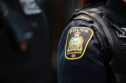 MIKAELA MACKENZIE / FREE PRESS

Police attend an update on the Violent Crime Retail Theft Initiative at Bijou Park on Wednesday, July 10, 2024. 

For Chris story.

