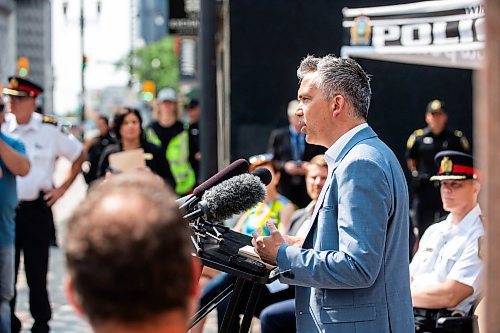 MIKAELA MACKENZIE / FREE PRESS

Exchange BIZ executive director David Pensato speaks at a media update on the Violent Crime Retail Theft Initiative at Bijou Park on Wednesday, July 10, 2024. 

For Chris story.

