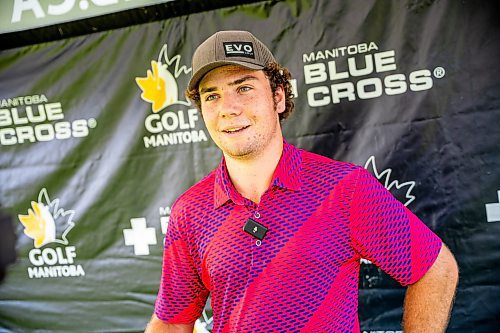 NIC ADAM / FREE PRESS
Zostrianos Gross, from Shilo Country Club, speaks to press after playing in The Manitoba Golf Junior Boys championship at Niakawa country club Wednesday afternoon.
240710 - Wednesday, July 10, 2024.

Reporter: Zoe Pierce