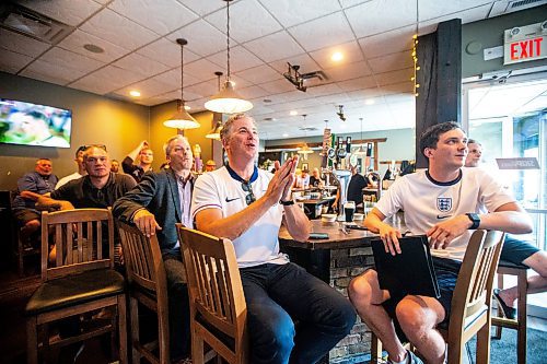 MIKAELA MACKENZIE / FREE PRESS

Soccer fans Scott Kelman (left) and Patrick Jackson watch the match between England and the Netherlands at The Grove on Wednesday, July 10, 2024. 

For Jordan story.

