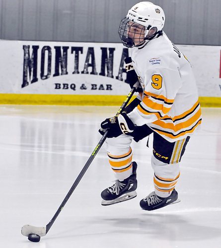 Jaxon Jacobson, shown in action with the under-18 AAA Brandon Wheat Kings last season at J&G Homes Arena, would have enjoyed a lot more flexibility to play with the Western Hockey League's Wheat Kings under new rules unveiled by Hockey Canada on Thursday. (Jules Xavier/The Brandon Sun)