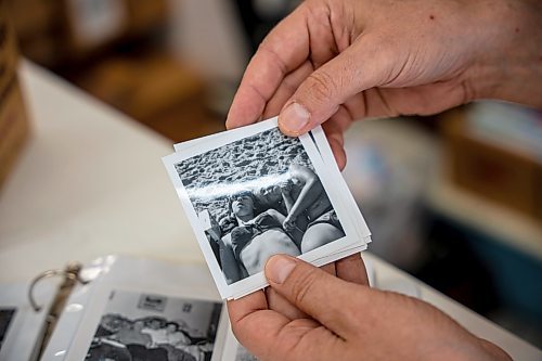 NIC ADAM / FREE PRESS
Empire Drugs supervisor Dwayne Hynes happened upon a box of developed photos dating back to the &#x2019;60s which were never claimed. He took to Facebook to spread the word in hopes of reuniting surviving relatives with the photos.
240711 - Thursday, July 11, 2024.

Reporter: Jordan Snobelen