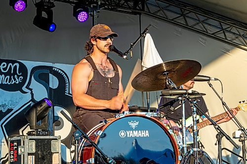 NIC ADAM / FREE PRESS
The 49th edition of the Winnipeg Folk Festival kicks off Thursday night with a music lineup that includes Lucinda Williams and Winnipeg&#x2019;s Roman Clarke.
Local artist Roman Clarke performs at Winnipeg Folk Festival&#x2019;s Big Bluestem stage Thursday evening.
240711 - Thursday, July 11, 2024.

Reporter: Eva Wasney