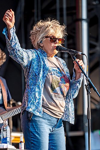 NIC ADAM / FREE PRESS
Lucinda Williams performs at the 49th edition of the Winnipeg Folk Festival Thursday night.
240711 - Thursday, July 11, 2024.

Reporter: Eva Wasney