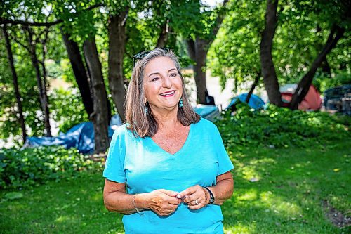 NIC ADAM / FREE PRESS
Theresa, a women who lives near McFayden park, speaks out about how she believes the City&#x2019;s Non-emergent Encampment Support Process is not working.
240712 - Friday, July 12, 2024.

Reporter: Nicole