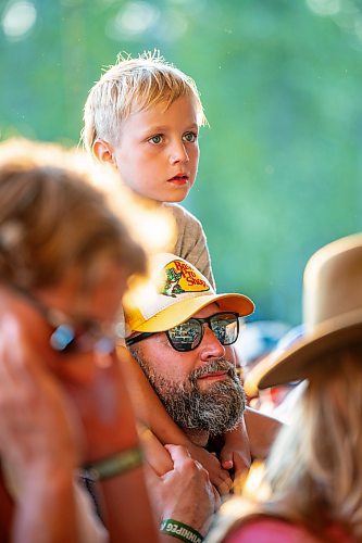 NIC ADAM / FREE PRESS
The 49th edition of the Winnipeg Folk Festival kicks off Thursday night with a music lineup that includes Lucinda Williams and Winnipeg&#x2019;s Roman Clarke.
Local artist Roman Clarke performs at Winnipeg Folk Festival&#x2019;s Big Bluestem stage Thursday evening.
240711 - Thursday, July 11, 2024.

Reporter: Eva Wasney