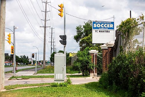 MIKAELA MACKENZIE / FREE PRESS

The Ralph Cantafio Soccer Complex on Monday, July 15, 2024. An athlete was reportedly gunned down outside the south Winnipeg soccer field after a tournament Saturday evening in what event organizers believe was a targeted shooting.

For Erik story.

