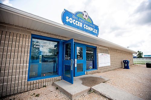 MIKAELA MACKENZIE / FREE PRESS

The Ralph Cantafio Soccer Complex on Monday, July 15, 2024. An athlete was reportedly gunned down outside the south Winnipeg soccer field after a tournament Saturday evening in what event organizers believe was a targeted shooting.

For Erik story.

