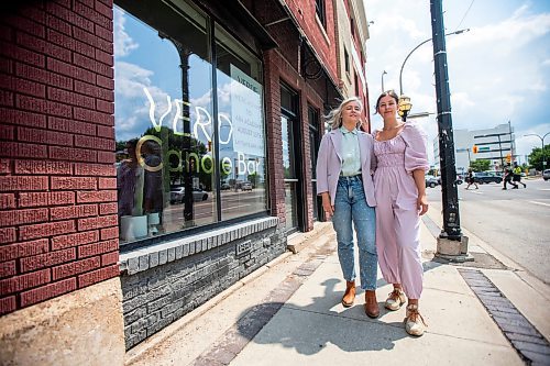 MIKAELA MACKENZIE / FREE PRESS

Dominika (left) and Zoe Dratwa, co-owners of Verde Plant Design (soon to be Verde Candle Bar), outside of their old space on Osborne Street on Monday, July 15, 2024. The company will undergo a transformation, turning from plant shop to candle-making bar, and will open on Academy Road this August.

For Gabby story.

