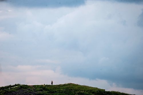 MIKAELA MACKENZIE / FREE PRESS

Storm clouds pass over Bison Butte Mountain Bike Course on Monday, July 15, 2024. Scattered thundershowers during the day were forecasted to be the last rain before a more dry spell ahead.

Standup.

