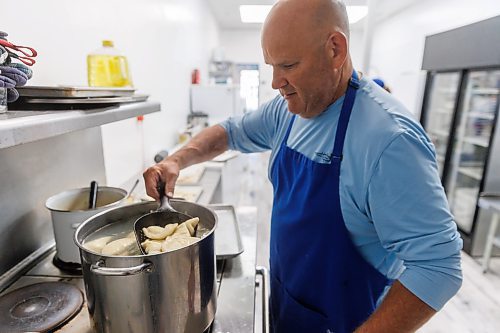 MIKE DEAL / FREE PRESS
Lorraine and David Pfeffer, the married couple behind West End Pierogies (833 Cavalier Dr.). They opened their retail spot in February of 2022 when cooking in a commercial kitchen one day a week wasn't enough to keep up with demand. 
See David Sanderson story
240716 - Tuesday, July 16, 2024.