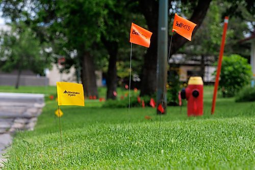 MIKE DEAL / FREE PRESS
Utility flags dot homeowners yards prior to the start of street repair on Augusta Drive near Arthur A. Leach Jr High School.
The road conditions along the stretch of Augusta Drive between Lakeside Drive and Chancellor Drive is quiet bad.
The condition of the streets in Waverley Heights. Specifically Augusta Drive and Greensboro Bay, showing potholes, crumbling curbs, cracks in the pavement.

See 49.8 street construction project

240716 - Tuesday, July 16, 2024.