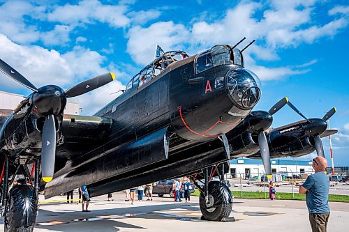 NIC ADAM / FREE PRESS
The Avro Lancaster at the Royal Aviation Museum of Western Canada on Tuesday afternoon.
240716 - Tuesday, July 16, 2024.

Reporter: Nicole