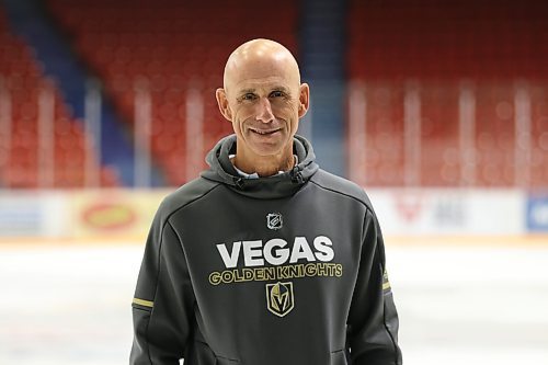 Brandon Sun Vaughn Karpan, who serves as director of player personnel with the Vegas Golden Knights, took his first big step in hockey four decades ago with the Manitoba Junior Hockey League&#x2019;s Brandon Travellers, and a year later, the Wheat Kings. He was in the city last week as an observer at the Western Hockey League club&#x2019;s training camp. (Perry Bergson/The Brandon Sun)