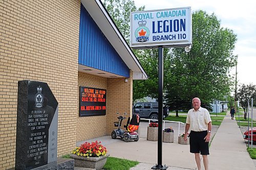 CONRAD SWEATMAN / FREE PRESS

Gladstone - Former Legion 110 President Nick Beavington