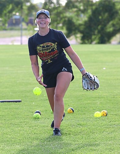 Brooklyn Franklin, shown working with the under-15 Westman Magic as an assistant coach at a recent practice, is heading into provincials this weekend with the U19 Magic. (Perry Bergson/The Brandon Sun)
July 19, 2024