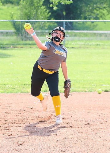 Sofia Huntley will be counted on as a member of the under-11 Brandon Heat pitching staff. (Perry Bergson/The Brandon Sun)
July 23, 2024