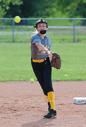 Surie Small will be counted on to throw some strong innings for the under-11 Brandon Heat at Softball Manitoba's U11 provincials this weekend at Ashley Neufeld Softball Complex. (Perry Bergson/The Brandon Sun)
July 23, 2024