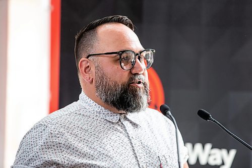 MIKAELA MACKENZIE / FREE PRESS

Main Street Project executive director Jamil Mahmood speaks at a press conference announcing $100,000 raised at Whiteout Parties going to community organizations on Wednesday, July 17, 2024.

For sports story.

