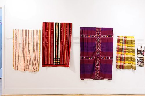 MIKE DEAL / FREE PRESS
Bontoc Lufid or Tapis (wrap skirt) c. 1970s

The Lupa ay Buhay | Land is Life, exhibition showcasing Filipino culture through its rich craft traditions. The exhibit will be on display August 28, 2024 at the Shirley Richardson Craft Gallery on 329 Cumberland Avenue.
240717 - Wednesday, July 17, 2024.