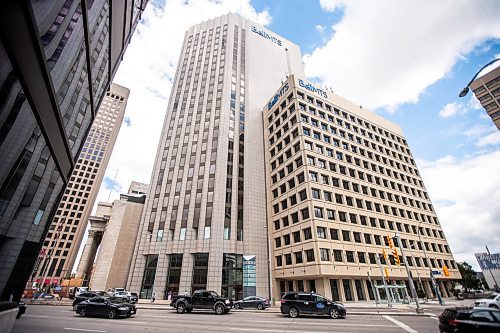 MIKAELA MACKENZIE / FREE PRESS

The Manitoba Mtis Federation&#x573; new property acquisitions on Wednesday, July 17, 2024. The MMF bought the two Bell MTS branded towers (and a parking lot) in downtown Winnipeg near Portage &amp; Main. 

For Gabby story.

