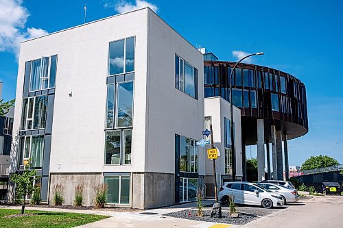 NIC ADAM / FREE PRESS
The UFO condo along Waterfront dr., which Holz built, pictured on Thursday.
240718 - Thursday, July 18, 2024.

Reporter: Aaron