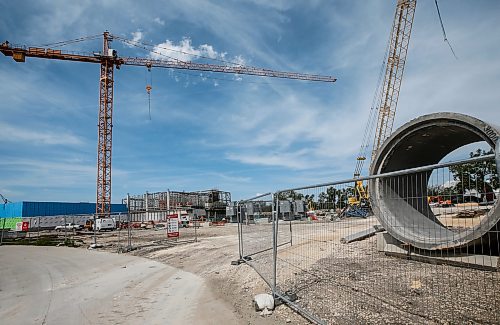 JOHN WOODS / FREE PRESS
Construction of the new North End Sewage Treatment facility continues in Winnipeg Monday, June 24, 2024. 

Reporter: joyanne