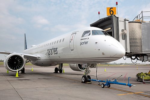 MIKE DEAL / WINNIPEG FREE PRESS
Ahead of its inaugural flight out of Winnipeg at the beginning of September, Porter Airlines, in collaboration with Winnipeg Airports Authority, took media on a tour of one of its new Embraer E195-E2 planes Thursday morning.
See Gabby story
230831 - Thursday, August 31, 2023.