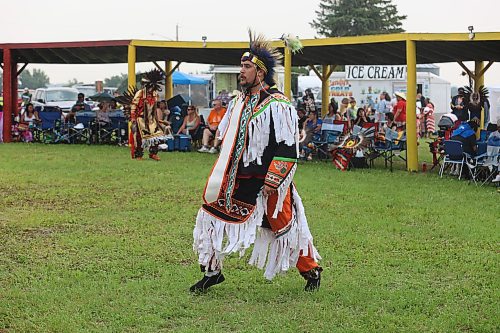 The regalia on display at Rolling River First Nation's powwow this past weekend featured almost every colour on the rainbow. (Colin Slark/The Brandon Sun)