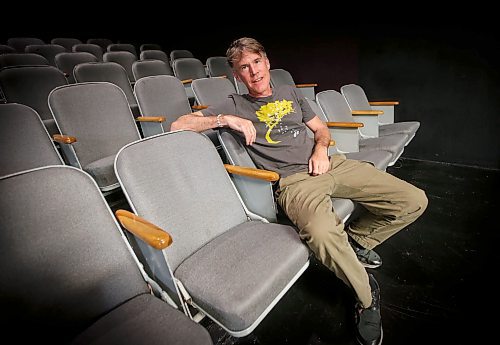 JOHN WOODS / FREE PRESS
Fringe performer from New York, Martin Dockery, is photographed in a theatre at Prairie Theatre Exchange Sunday, July 21, 2024. Dockery has two plays showing The Stakeout and  Martin Dockery: Truth

Reporter: