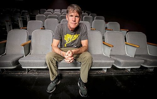 JOHN WOODS / FREE PRESS
Fringe performer from New York, Martin Dockery, is photographed in a theatre at Prairie Theatre Exchange Sunday, July 21, 2024. Dockery has two plays showing The Stakeout and  Martin Dockery: Truth

Reporter: