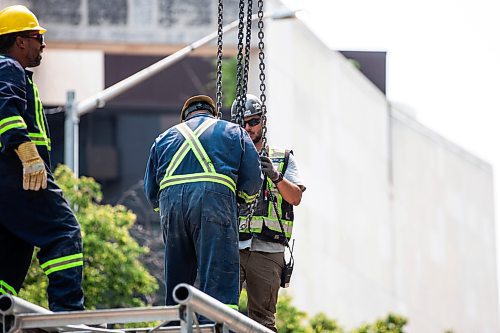 MIKAELA MACKENZIE / FREE PRESS

A Bockstael Construction site at 308 Colony on Friday, July 19, 2024. 

For &#x2014; story.