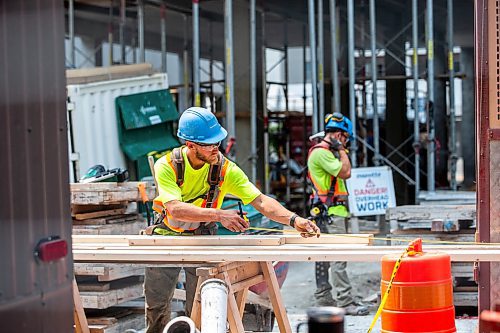 MIKAELA MACKENZIE / FREE PRESS

A Bockstael Construction site at 308 Colony on Friday, July 19, 2024. 

For &#x2014; story.