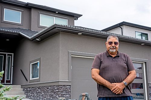 NIC ADAM / FREE PRESS
Sage Creek resident Vinod Kamboj pictured outside his home Tuesday.
Residents in Sage Creek say they are tired of crime in the area and are now exploring the formation of a community patrol group.
240723 - Tuesday, July 23, 2024.

Reporter: Jordan