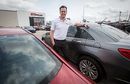 JOHN WOODS / FREE PRESS
Andrew MacIvert, co-owner of Ride Time, an independent used car dealership, is photographed at their car lot on Oak Point Highway in Winnipeg Tuesday, July 23, 2024. The industry is experiencing a drop in the average price of higher-end used cars.

Reporter: martin