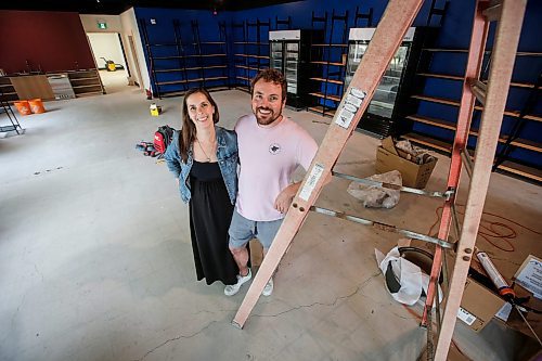 JOHN WOODS / FREE PRESS
Jessie and Shane Halliburton, co-founders of Sobr Market, a non-alcoholic beverage company, are photographed in their new space on Academy Road in Winnipeg Tuesday, July 23, 2024. The company is expanding including multiple locations in Toronto.

Reporter: gabby