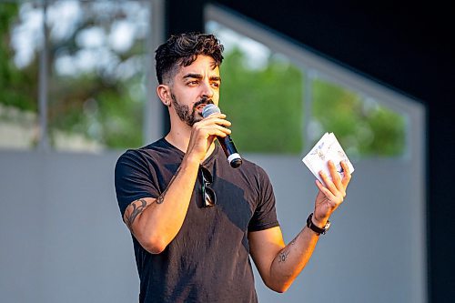 NIC ADAM / FREE PRESS
RWB company principal dancer Stephan Azulay pictured at Assiniboine Park&#x2019;s Lyric Theatre Tuesday evening. Ballet in the park is happening from July 24 to 26, starting at 7:30pm, and is free and open to the public.
240723 - Tuesday, July 23, 2024.

Reporter: