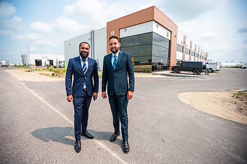 MIKAELA MACKENZIE / FREE PRESS

Whiteland Real Estate co-owners Amritpal Jhand (left) and Satpal Sidhu at 12 Aster Drive (a building they just finished) on Wednesday, July 24, 2024. 

For Josh story.